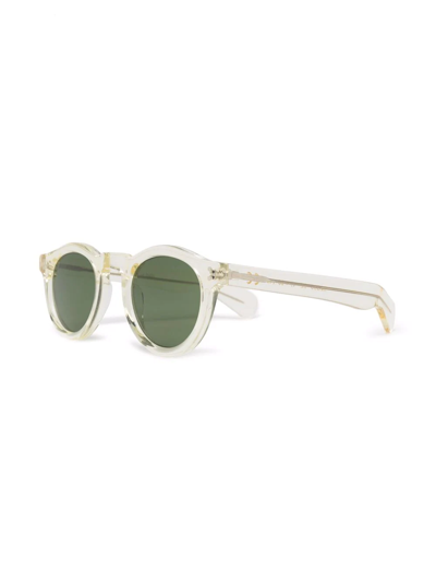 Epos Argos Round-frame Sunglasses In Neutrals