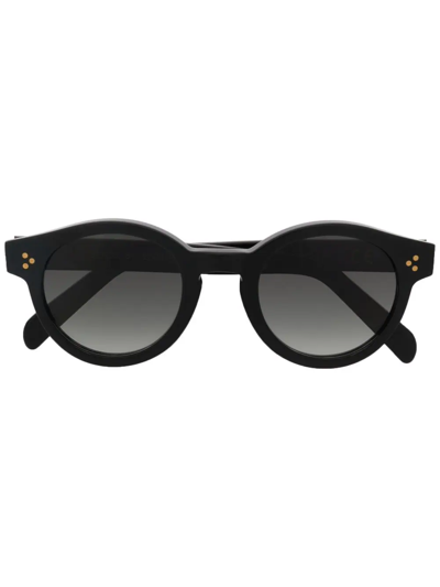 Shop Epos Round-frame Sunglasses In Black