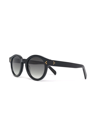 Shop Epos Round-frame Sunglasses In Black
