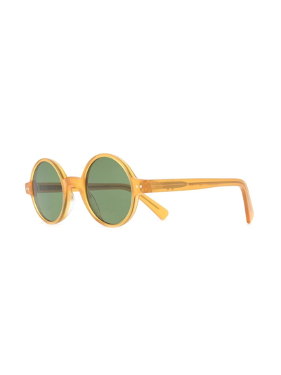 Shop Epos Palladio Round-frame Sunglasses In Neutrals