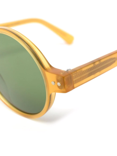 Epos Round-frame Sunglasses In Neutrals