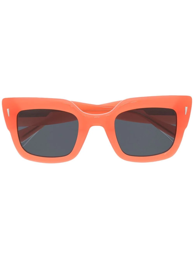 Shop Gigi Studios Square-frame Tinted Sunglasses In Pink