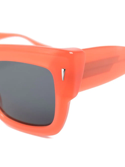 Shop Gigi Studios Square-frame Tinted Sunglasses In Pink