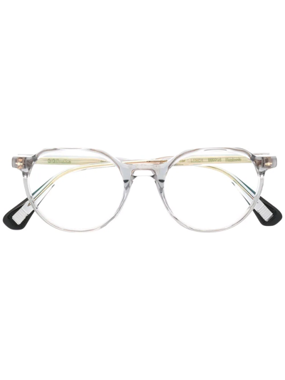 Shop Gigi Studios Lynch Round-frame Glasses In Grey