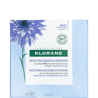 Shop Klorane Smoothing And Soothing Eye Patches With Cornflower And Hyaluronic Acid 7g