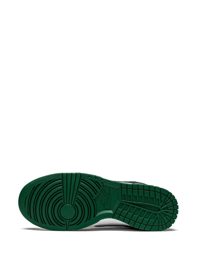 Nike Dunk Low "team Green" Sneakers In White