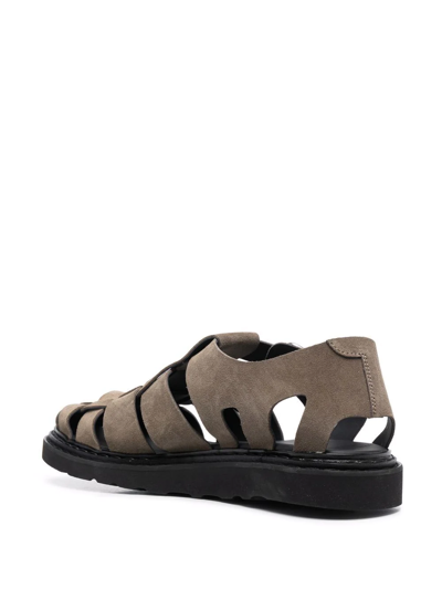 Shop Officine Creative Lyndon Caged Sandals In Nude