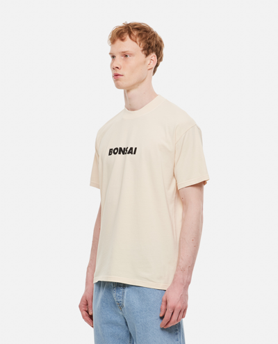 Shop Bonsai Printed Cotton T-shirt In White
