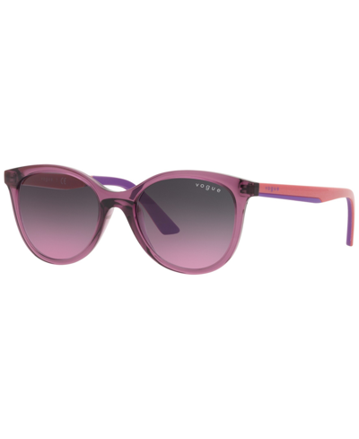 Shop Vogue Jr Child Unisex Sunglasses, Vj2013 (ages 7-10) In Transparent Cherry