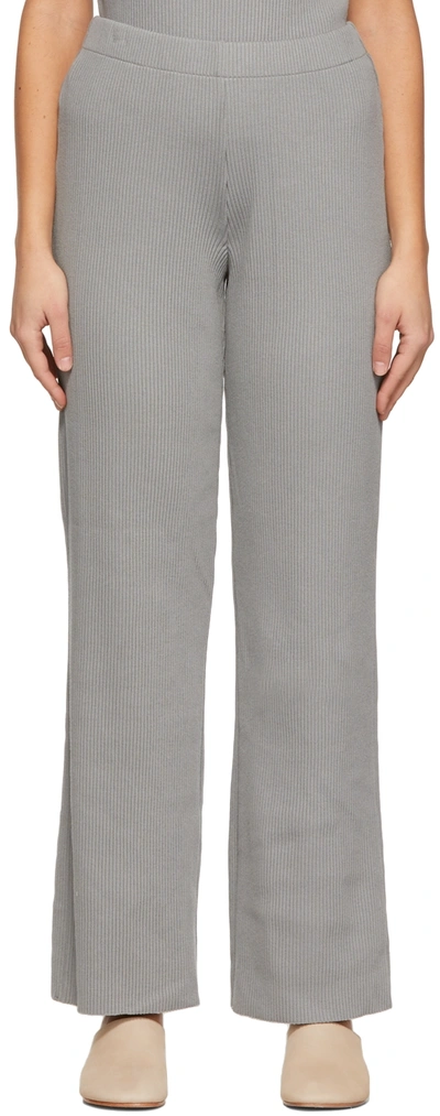 Vince Ticking Striped Linen-blend Trousers In Sea Stone-350ses
