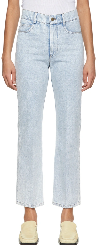 Tanner Fletcher Blue Callan Jeans In Vintage Wash
