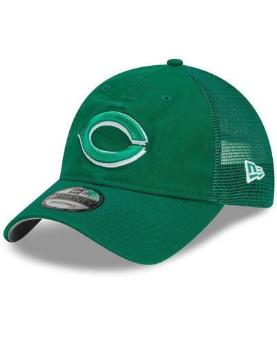 Shop New Era Men's Green Cincinnati Reds St. Patrick's Day 9twenty Adjustable Hat