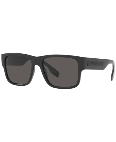 Shop Burberry Men's Sunglasses, Be4358 Knight In Black