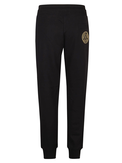 Shop Versace Jeans Couture Trackpant In Black/gold