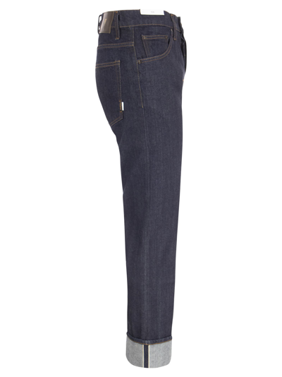 Shop Pt01 Dub - Straight Jeans In Dark Denim