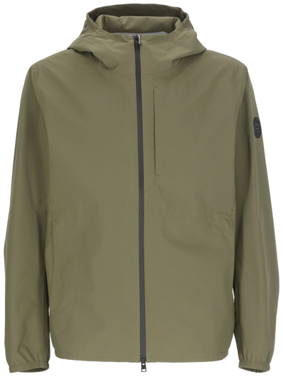 Shop Woolrich Pacific Double Layer Jacket In Outdoor Green