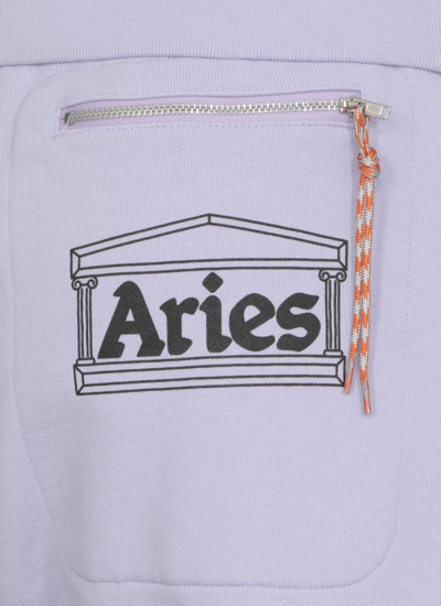 Shop Aries Premium Temple Sweatpants In Lilac