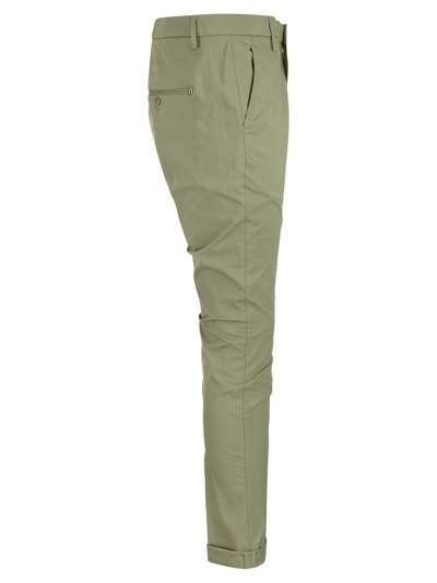 Shop Dondup Gaubert - Slim-fit Trousers In Military Green
