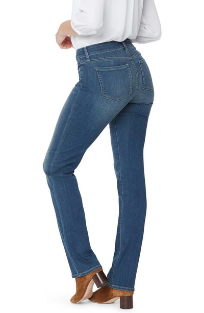 Shop Nydj Marilyn Straight Leg Jeans In Blue