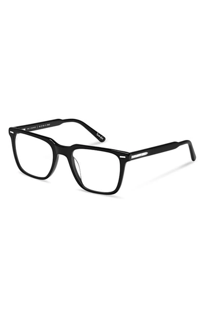 Shop Vincero Cooper 50mm Square Blue Light Blocking Glasses In Black Clear
