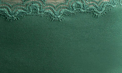 Shop Uwila Warrior Soft Silk Lace Trim Silk Briefs In Smoke Pine
