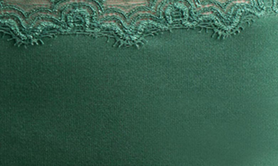 Uwila Warrior Soft Silk Lace Trim Silk Briefs In Smoke Pine
