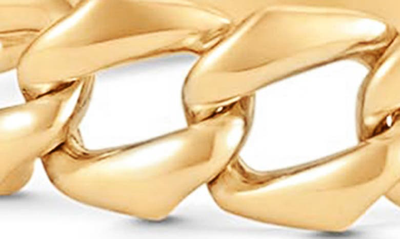 Shop Sara Weinstock Lucia Link Ring In Yellow Gold