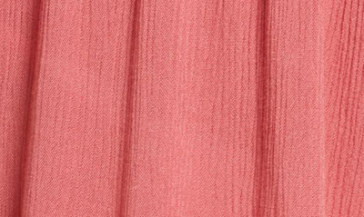Shop Elan Stripe Cover-up Romper In Rose