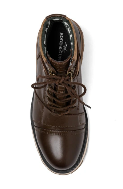 Rodd & Gunn Waterproof Larch Court Hiking Boot In Chocolate