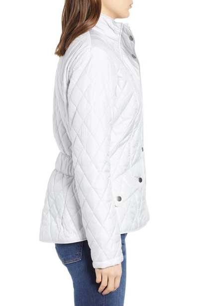 Shop Barbour Flyweight Quilted Jacket In Ice White