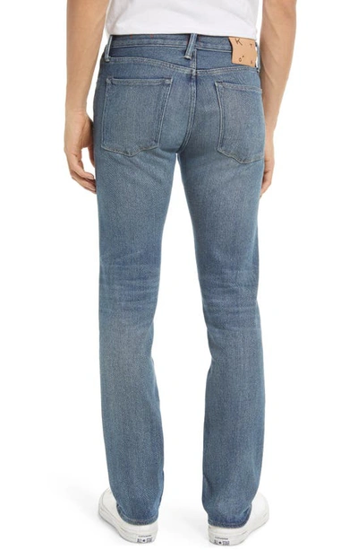 Shop Kato Hiroshi  The Pen Slim 11.5-ounce Air Stretch Selvedge Jeans In Joey