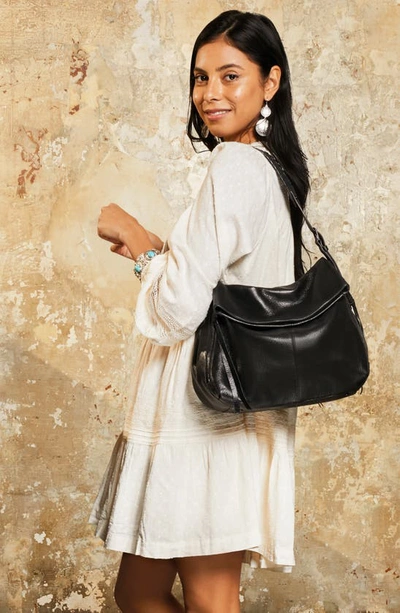 Shop Aimee Kestenberg Bali Double Entry Bag In Black W/ Black