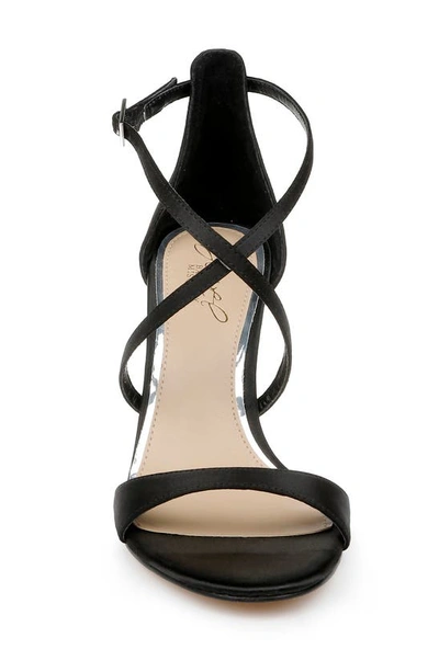 Shop Jewel Badgley Mischka Dimitra Strappy Sandal In Black