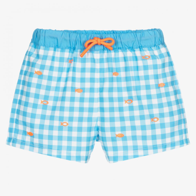 Jacadi Paris Babies' Boys Blue Check Swim Shorts | ModeSens