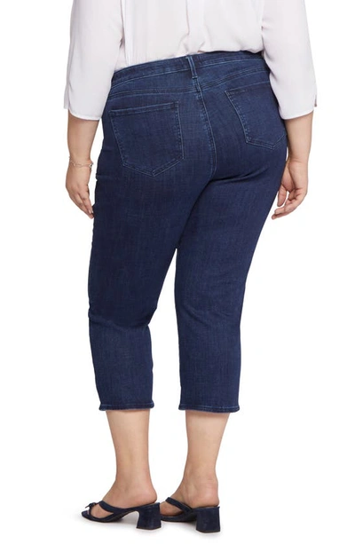 Shop Nydj Piper Relaxed Crop Straight Leg Jeans In Genesis