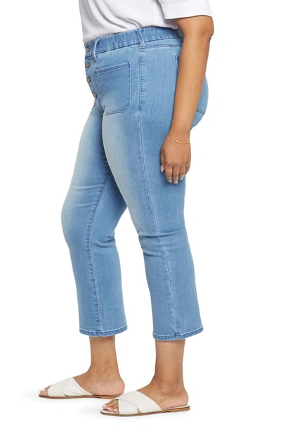 Shop Nydj Marilyn Infinity Waist Button Fly Crop Jeans In Everly