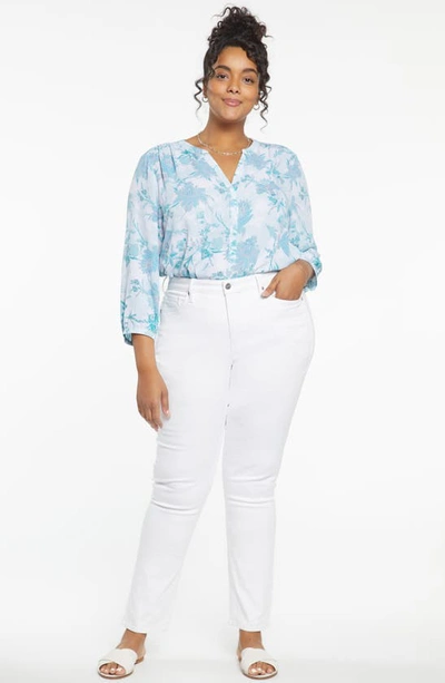 Nydj Sheri Slim Ankle Jeans In Optic White