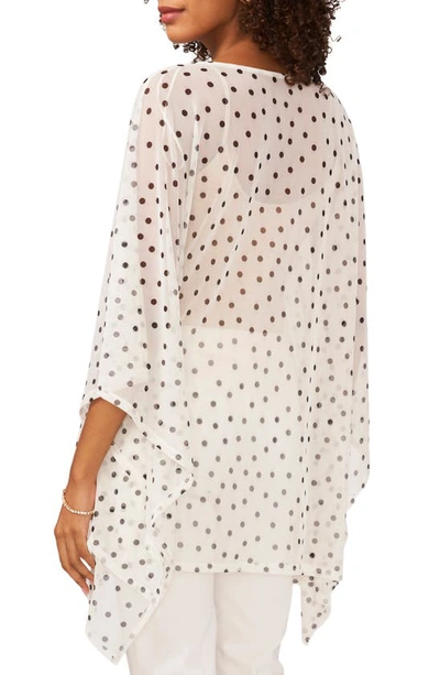 Shop Chaus Dotted Mesh Cape In White