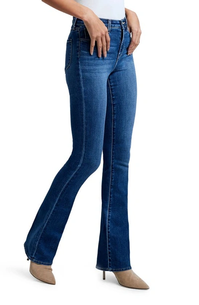 Shop L Agence Selma Sleek Baby Bootcut Jeans In Parkway