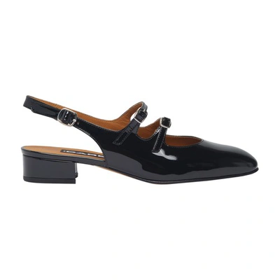 Shop Carel Peche Ballet Flats In Vernis_noir