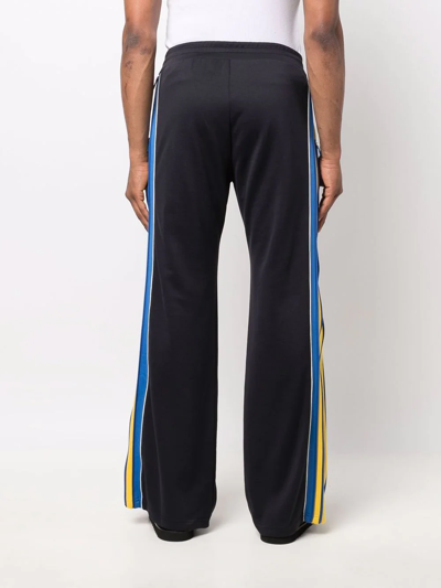 Shop Diesel Side Stripe-detail Track Pants In Blue