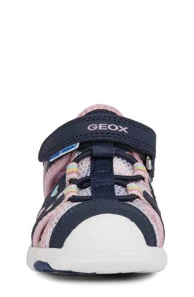 Shop Geox Multy Sandal In Navy/ Multicolor