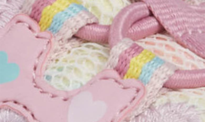 Shop Geox Multy Sandal In Pink/ Multicolor