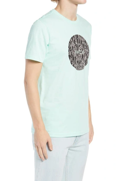 Shop Rvca Motors Graphic Tee In Spearmint