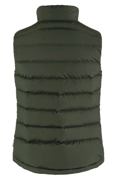 Fjall Raven Greenland Water Repellent Down Liner Vest In Deep Forest