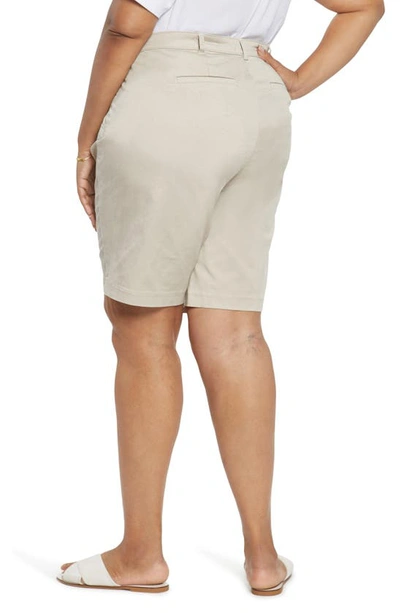 Shop Nydj Bermuda Shorts In Feather