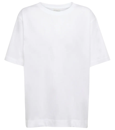 Shop Dries Van Noten Cotton Jersey T-shirt In White