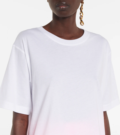 Shop Dries Van Noten Cotton Jersey T-shirt In White