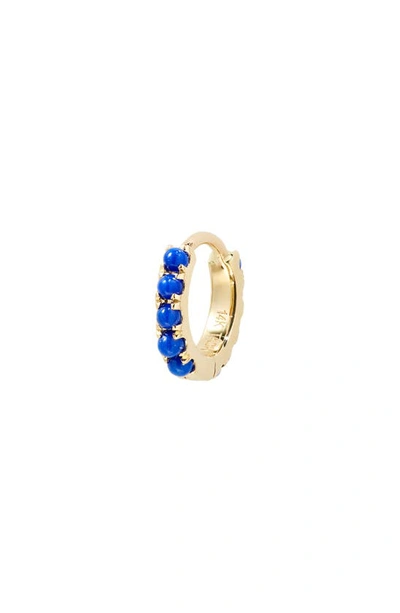 Maria Tash Lapis Lazuli Eternity Hoop Earring In Yellow
