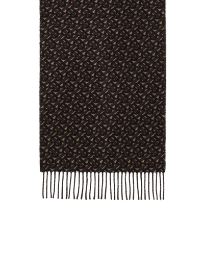 Shop Burberry Monogram Jacquard Scarf In Multi